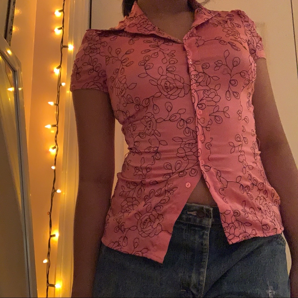 BEBE Button down top